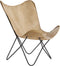 Light & Living Vlinderstoel Butterfly - Buffel Leder - Zand