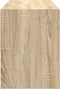 vidaXL - Schoenenrek - stapelbaar - 89,5x30x40 - cm - sonoma - eikenkleurig