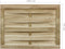 vidaXL - Poort - 100x100 - cm - groen - geïmpregneerd - grenenhout