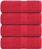 vidaXL - Gastendoekjes - 4 - st - 30x50 - cm - 360 - g/m² - 100% - katoen - rood