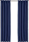 Larson - Luxe effen blackout gordijn - met haken - 3m x 2.5m - Donkerblauw