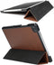 Selencia Tablet Hoes - Geschikt voor Samsung Galaxy Tab A7 - Nuria Vegan Lederen Trifold Bookcase - Bruin