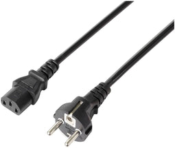 Conrad SY-5243890 - Kaltgeräte Aansluitkabel - 5 m - Zwart