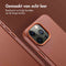 Accezz MagSafe Leather Backcover - iPhone 15 Pro Max - Echt leer - Bruin