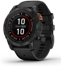 Garmin fēnix 7 Pro - Multisport Smartwatch - Solar Opladen - Grijs (Zwart)