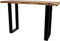 HSM Collection Sidetable SoHo - acacia/ijzer - powdercoated black