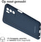 iMoshion Hoesje Geschikt voor Oppo A54s / A16s / A16 Hoesje Siliconen - iMoshion Color Backcover - Donkerblauw