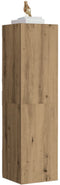 vidaXL - Tv-meubel - 30,5x30x110 - cm - bewerkt - hout - artisanaal - eikenkleur