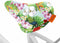 BikeCap Zadelhoes Tropical Flower | Fietszadelhoes - Fietszadeldek - Stof en waterafstotend