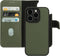 Mobiparts - Leather 2 in 1 Wallet Case - Uitneembare backcover MagSafe geschikt - Groen