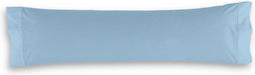 Kussensloop Alexandra House Living Blauw Celeste 45 x 110 cm