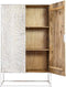 Liviza Opbergkast Andel - Mangohout - Rechthoek Wit - 160 cm , 100 cm , 45 cm