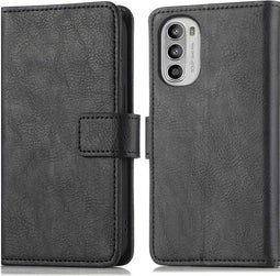 iMoshion Hoesje Geschikt voor Motorola Moto G53 Hoesje Met Pasjeshouder - iMoshion Luxe Bookcase - Zwart