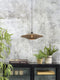 GOOD&MOJO Hanglamp Bali - Bamboe/Zwart - Ø60cm - Scandinavisch,Bohemian - Hanglampen Eetkamer, Slaapkamer, Woonkamer