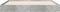 vidaXL - Bedframe - bewerkt - hout - betongrijs - 135x190 - cm