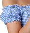 Dressforfun Rosi M - Kostuumblouse - Korte mouwen carmenhals - Geruit