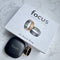 Focus® S1 Smart Ring - Slimme Ring - Hartslag - Slaap Monitor - Zwart - Maat 12