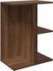 vidaXL - Nachtkastjes - 2 - st - 46,5x29x61 - cm - bewerkt - hout - bruin - eikenkleur