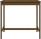 vidaXL Tuintafel 121x82,5x110 cm massief grenenhout honingbruin