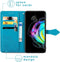 iMoshion Hoesje Geschikt voor Motorola Edge 20 Hoesje Met Pasjeshouder - iMoshion Mandala Bookcase - Turquoise