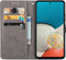 iMoshion Hoesje Geschikt voor Samsung Galaxy A53 Hoesje Met Pasjeshouder - iMoshion Mandala Bookcase - Grijs