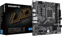 Gigabyte B760M E - Moederbord - Intel B760 - Micro-ATX - 128 GB DDR5 - 7.1 kanalen