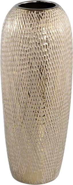 PTMD Helly Gold Ceramic Pot Round High L