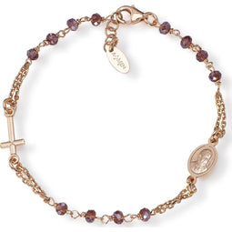 Amen Dames Armband 925 sterling zilver Zilver 12 Agate One Size 88159454