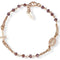 Amen Dames Armband 925 sterling zilver Zilver 12 Agate One Size 88159454
