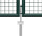 vidaXL - Poort - 400x150 - cm - staal - groen