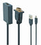 Gembird A-VGA-HDMI-01 - VGA naar HDMI adapter met audio - Zwart