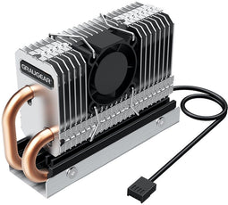 Graugear - Heat Pipe Cooler - M.2 2280 SSD - Zilver/Zwart