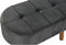 Kruk DKD Home Decor Grijs Natuurlijk Donker grijs Hout 80 x 46 x 38 cm