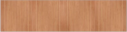 vidaXL - Vloerkleed - rechthoekig - 100x400 - cm - bamboe - naturel