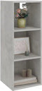 vidaXL Wandkast - 34,5x32,5x90 cm - bewerkt hout - bruin eikenkleur