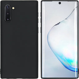 iMoshion Hoesje Geschikt voor Samsung Galaxy Note 10 Hoesje Siliconen - iMoshion Color Backcover - Zwart