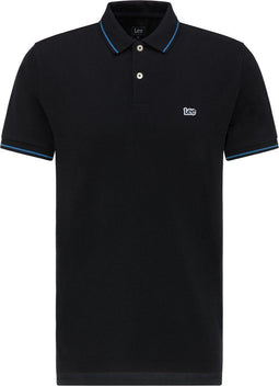 LEE - Maat L - Pique Polo - Zwart
