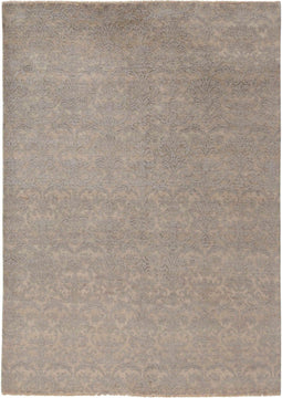 Damask AL-445 HB-6-HB-36 Vloerkleed - 170x240 - Rechthoek - Laagpolig,Vintage Tapijt - Klassiek - Bruin, Zwart