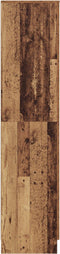 vidaXL - Hoge - Kast - in - Oud - Hout - – - 35x39x168 - cm, - Geengineerd - Hout