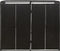 vidaXL - Containerberging - dubbel - 140x80x117 - cm - poly - rattan - zwart