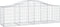 vidaXL - Schanskorven - 4 - st - gewelfd - 200x50x60/80 - cm - gegalvaniseerd - ijzer