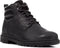 GEOX U ANDALO Dames Veterboots - Gevet leer - Zwart - Maat 44