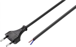 Sygonix SY-5044226 Stroom Aansluitkabel Zwart 1.50 m