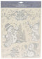 Raamsticker Zilver, 42x30cm