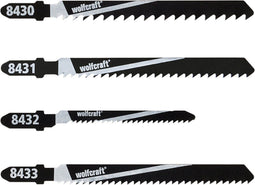 Wolfcraft 8430000 - Enkelnokkenschacht - 10-delig voor hout (10 stuks)
