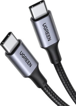 Ugreen 70427 USB-kabel USB 2.0 1 m USB C Zwart, Zilver