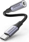 Ugreen 80154 mobiele telefoonkabel Zwart, Grijs USB C 3.5mm