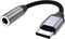 Ugreen 80154 mobiele telefoonkabel Zwart, Grijs USB C 3.5mm