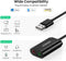 UGREEN Externe USB geluidskaart voor koptelefoon en microfoon