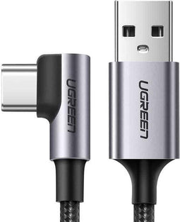 UGREEN Geweven Nylon USB naar USB-C Gaming Kabel 1M - 3 A